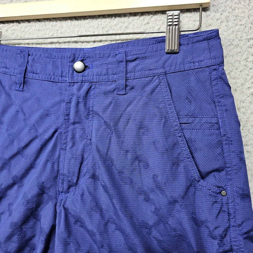 Lululemon Shorts Mens 29 Blue Paisley Jacquard Athletic Chino 10